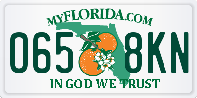 FL license plate 0658KN