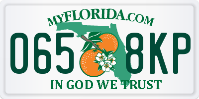 FL license plate 0658KP