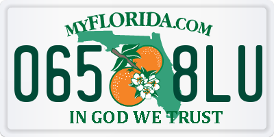 FL license plate 0658LU
