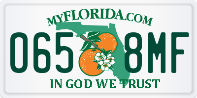 FL license plate 0658MF