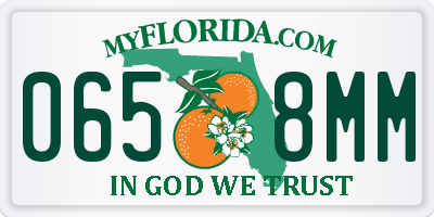 FL license plate 0658MM
