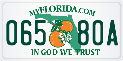 FL license plate 0658OA