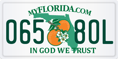FL license plate 0658OL
