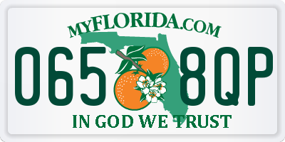 FL license plate 0658QP