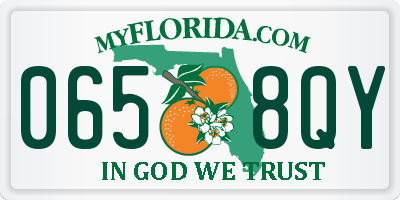 FL license plate 0658QY