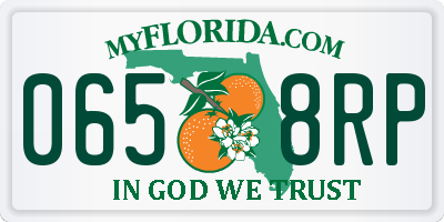 FL license plate 0658RP