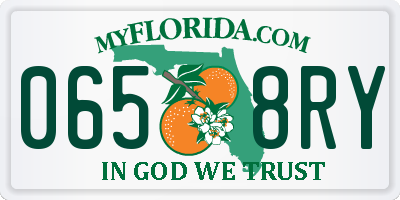 FL license plate 0658RY