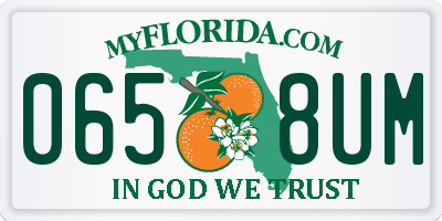 FL license plate 0658UM