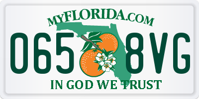 FL license plate 0658VG