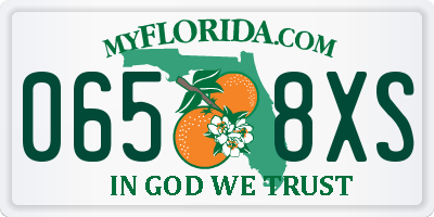 FL license plate 0658XS