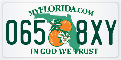 FL license plate 0658XY