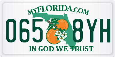 FL license plate 0658YH