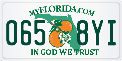 FL license plate 0658YI
