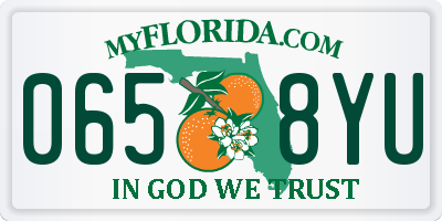 FL license plate 0658YU