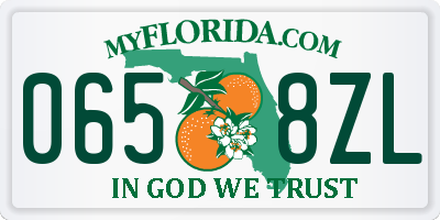 FL license plate 0658ZL