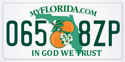 FL license plate 0658ZP