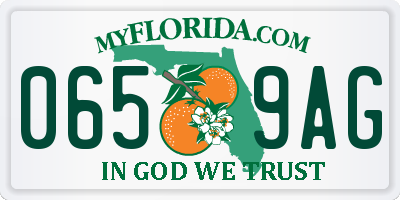 FL license plate 0659AG