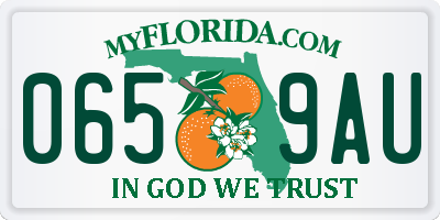 FL license plate 0659AU