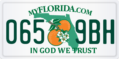 FL license plate 0659BH