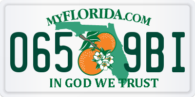 FL license plate 0659BI