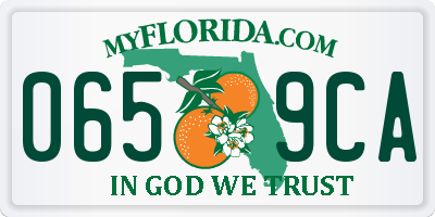 FL license plate 0659CA