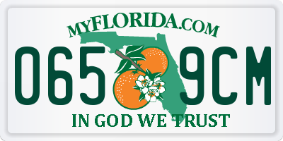 FL license plate 0659CM