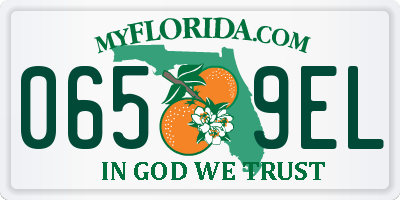 FL license plate 0659EL