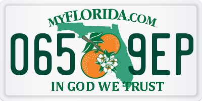 FL license plate 0659EP