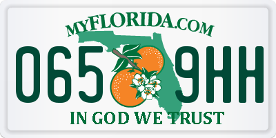 FL license plate 0659HH