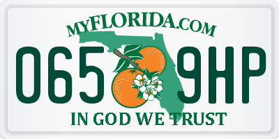 FL license plate 0659HP