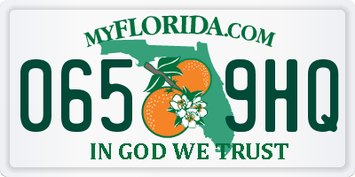 FL license plate 0659HQ