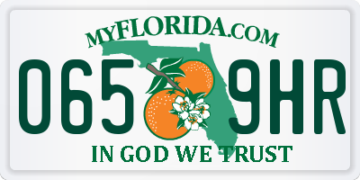 FL license plate 0659HR