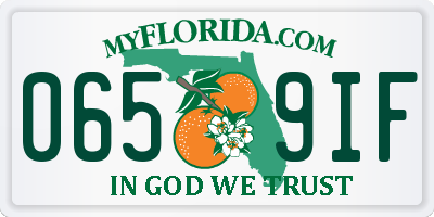 FL license plate 0659IF