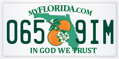 FL license plate 0659IM