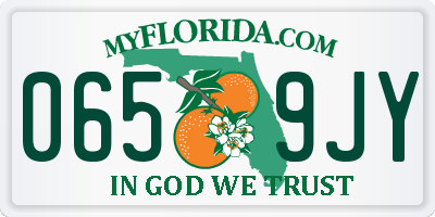 FL license plate 0659JY