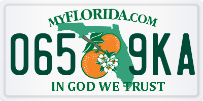 FL license plate 0659KA