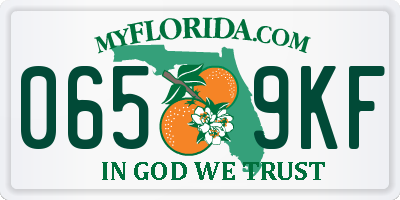 FL license plate 0659KF