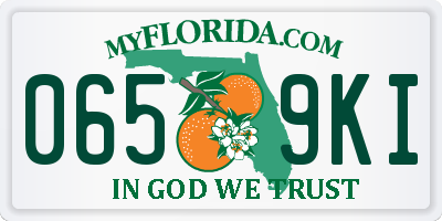 FL license plate 0659KI