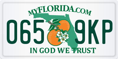 FL license plate 0659KP