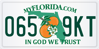 FL license plate 0659KT