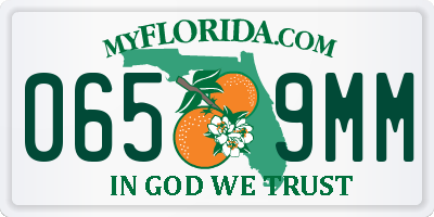 FL license plate 0659MM