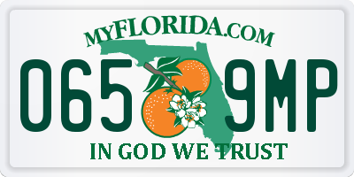 FL license plate 0659MP