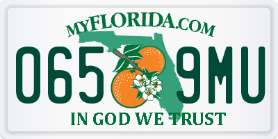 FL license plate 0659MU