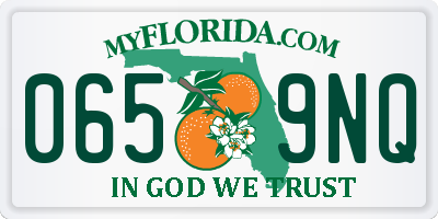FL license plate 0659NQ
