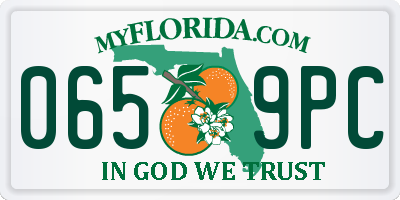 FL license plate 0659PC
