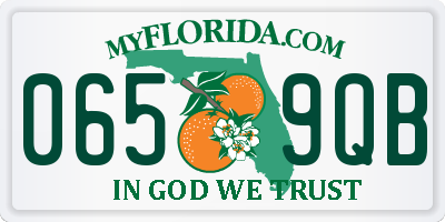 FL license plate 0659QB