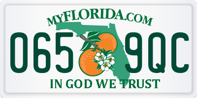 FL license plate 0659QC