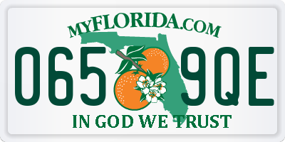 FL license plate 0659QE