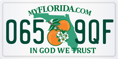FL license plate 0659QF