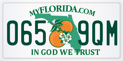 FL license plate 0659QM